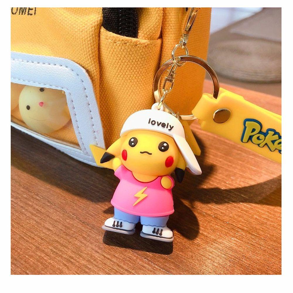 Móc Khóa Hình Pikachu Hoạt Hình Dễ Thương