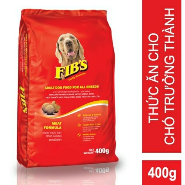 FIB'S -Thức ăn cao cấp dạng hạt cho MỌI LOẠI CHÓ 400g