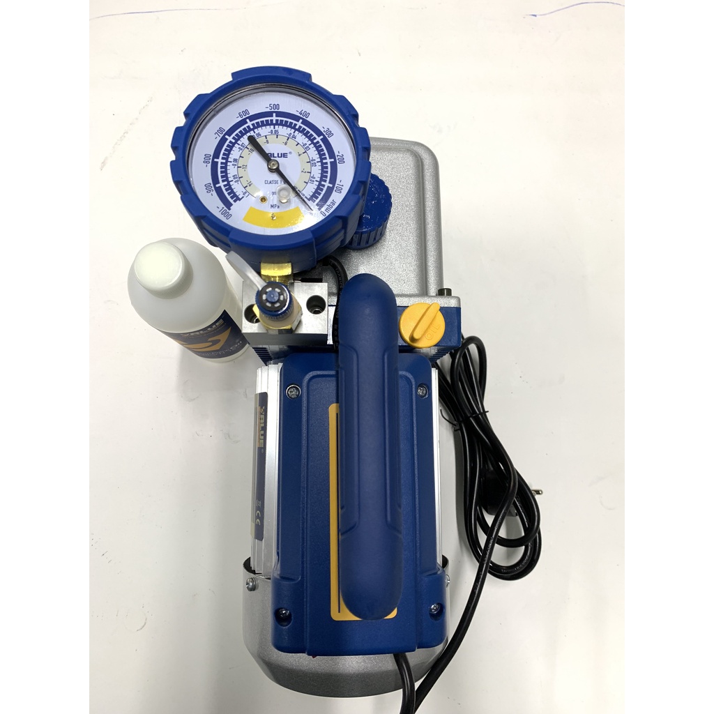Máy hút chân không Value VI240Y loại 4.0CFM - Kèm đồng hồ báo áp và rơ le tự ngắt