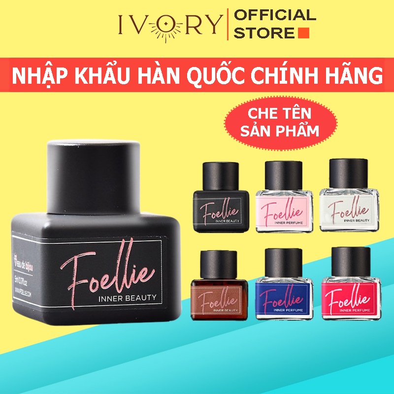 Nước Hoa Vùng Kín Màu Đen 💖 Foellie Mua 2 Tặng 1 💖 Nước Hoa Cô Bé CHÍNH HÃNG Foellie Hàn Quốc Mãnh Liệt, Nồng Nàn