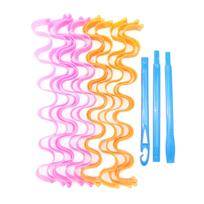 Bộ 12 / 24 Dụng Cụ Uốn Tóc Ma Thuật 25 30 45 50 55CM
