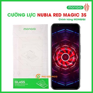 Cường lực Red Magic 3S chính hãng Monqiqi full viền siêu mỏng độ cứng 9H - Kính cường lực Nubia Red Magic 3S