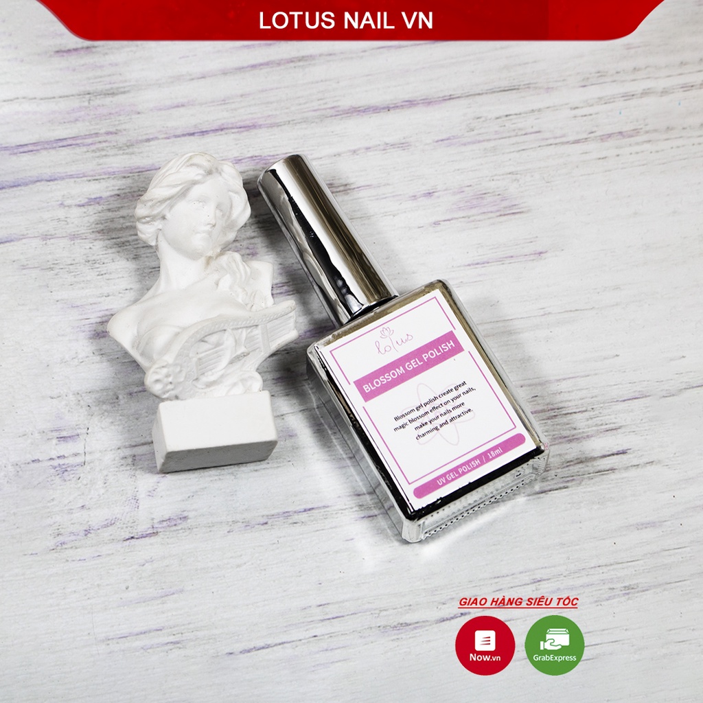 Top loang làm vân đá ( Blossom gel polish ) Lotus chai 18ml