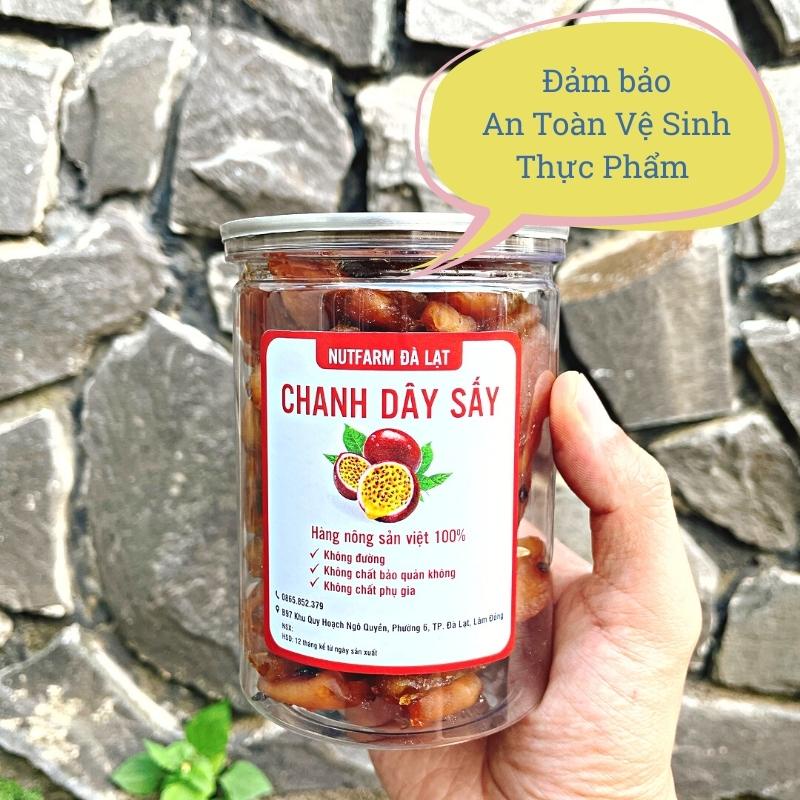 Chanh dây sấy dẻo chua ngọt 400gr NutiFarm trái cây sấy đặc sản đà lạt