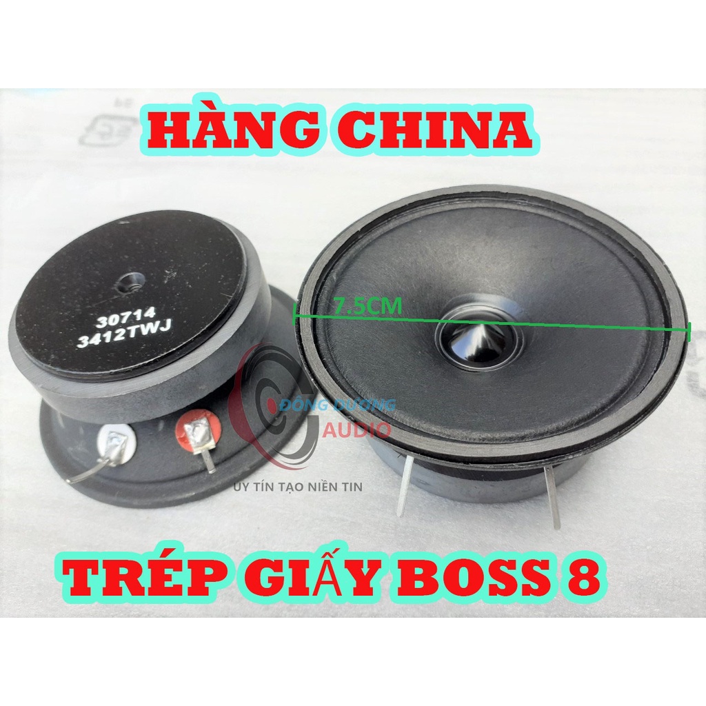 CẶP LOA TRÉP GIẤY BOSS 8 NÚM NHỌN - HÀNG CHINA - CỦ TÉP BOSS 8CM
