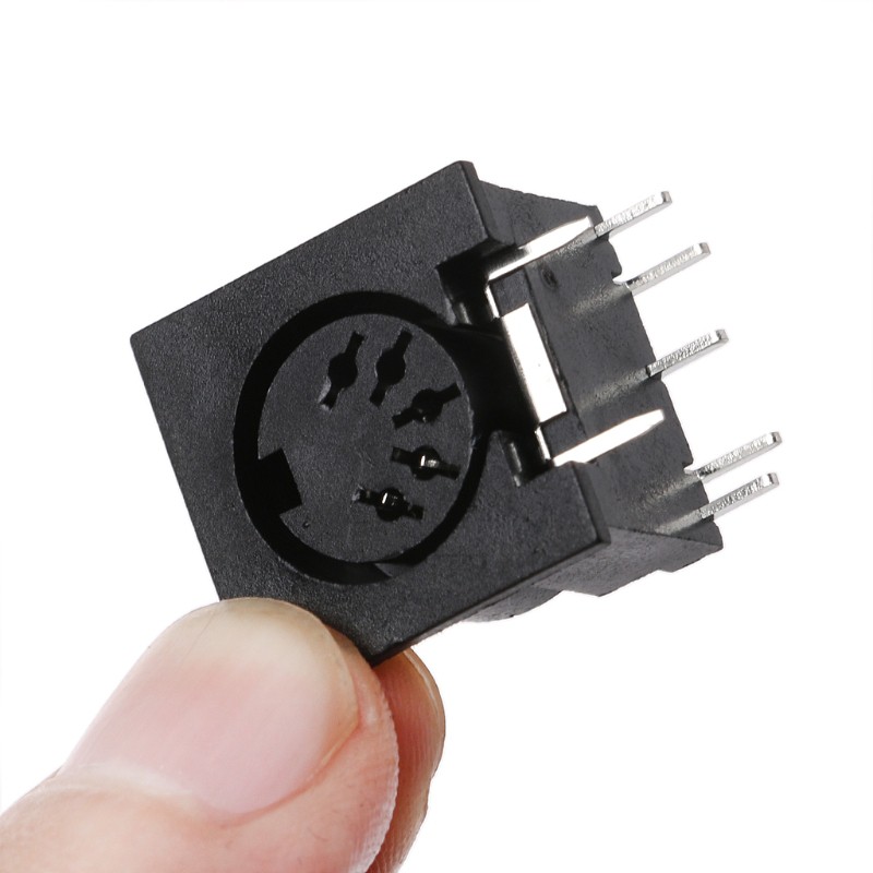 Set 10 Đầu Nối Female Din5 Din 5-pin Jack Ds-5-01 Midi