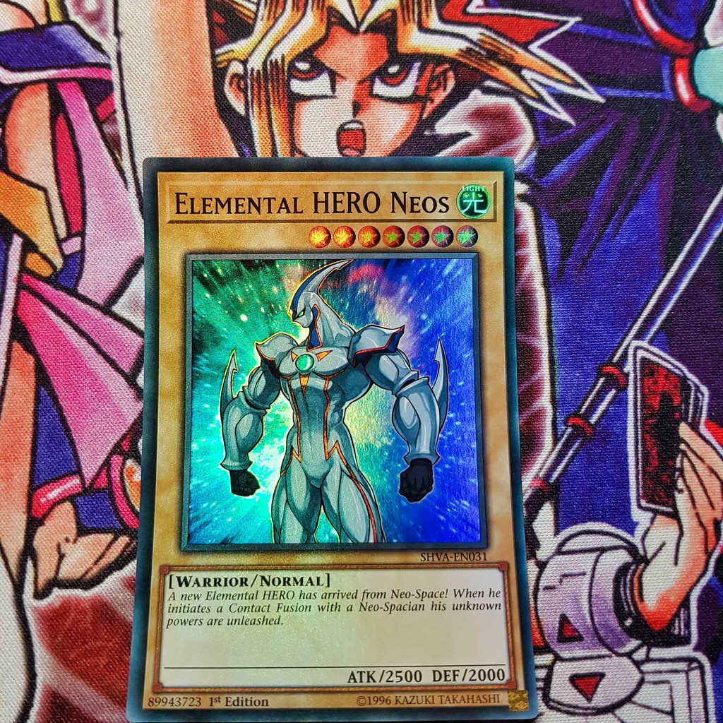 Thẻ bài Yugioh chính hãng | Elemental HERO Neos | SHVA Super Rare