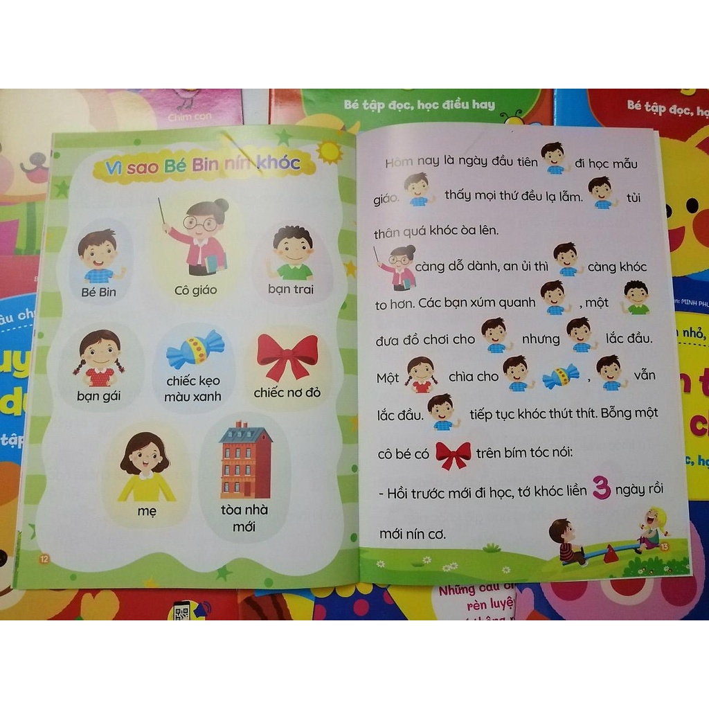 Sách Câu chuyện nhỏ, bài học to - Truyện tranh tư duy cho bé: Bé tập đọc, học điều hay