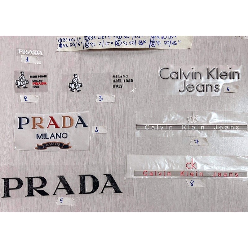 Sticker hình ủi nổi logo thương hiệu 03