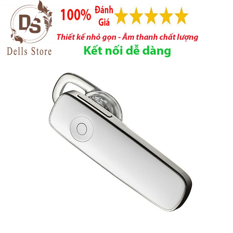 [SALE TẾT] Tai Nghe Bluetooth Không Dây Tai Màu Đen Kèm Mic Đàm Thoại Nghe Nhạc Wireless Headset M165 - Dells Store