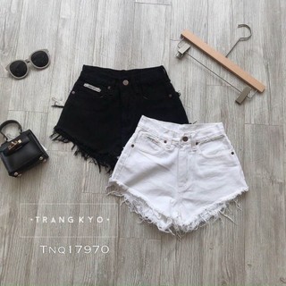 Quần kaki rách tua rua xinh