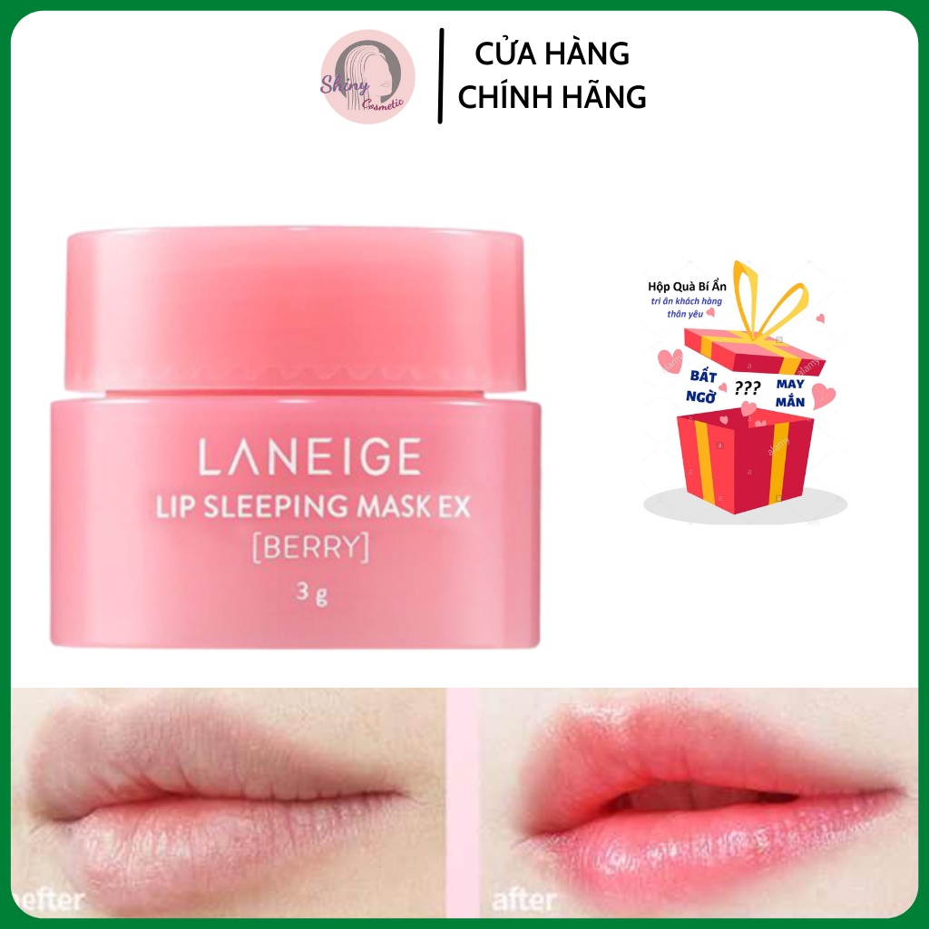 dưỡng môi Laneige, son dưỡng mặt nạ ngủ ủ môi Laneige Lip Sleeping Mask hàn quấc chính hãng 3g,20g