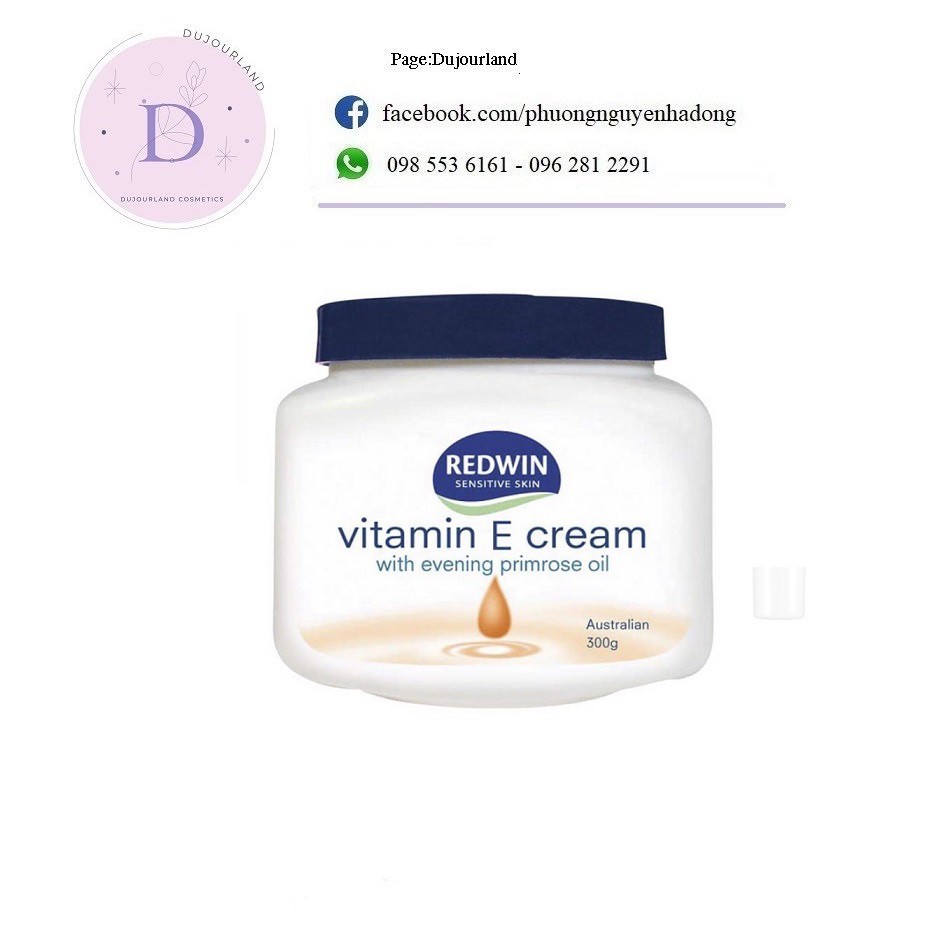 Kem dưỡng vitamin E Redwin Úc