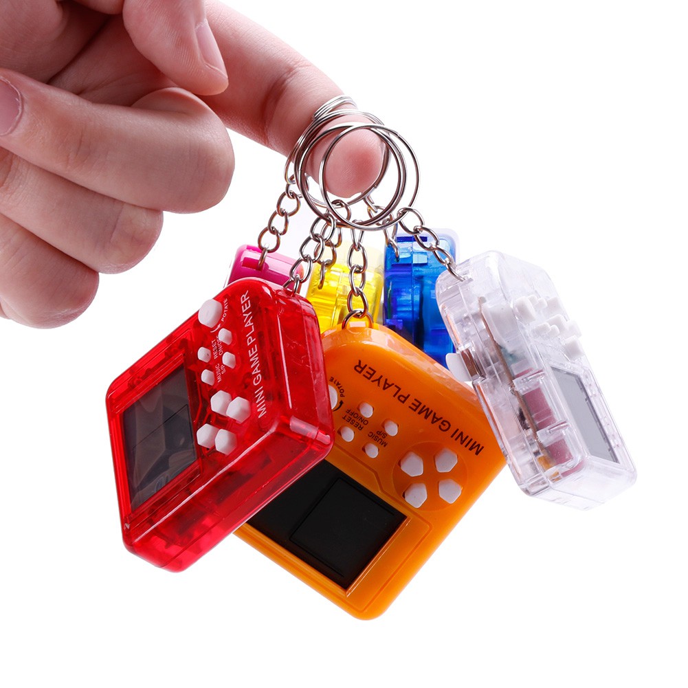 Máy chơi game Tetris điện tử cầm tay cổ điển Móc khóa