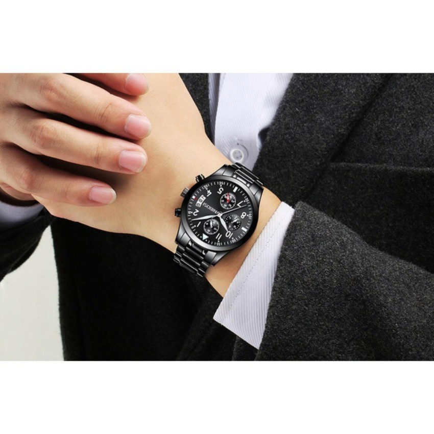 ĐỒNG HỒ NAM NIBOSI 2303 FULLBOX DÂY THÉP CAO CẤP - CHẠY FULL 6 KIM | BigBuy360 - bigbuy360.vn