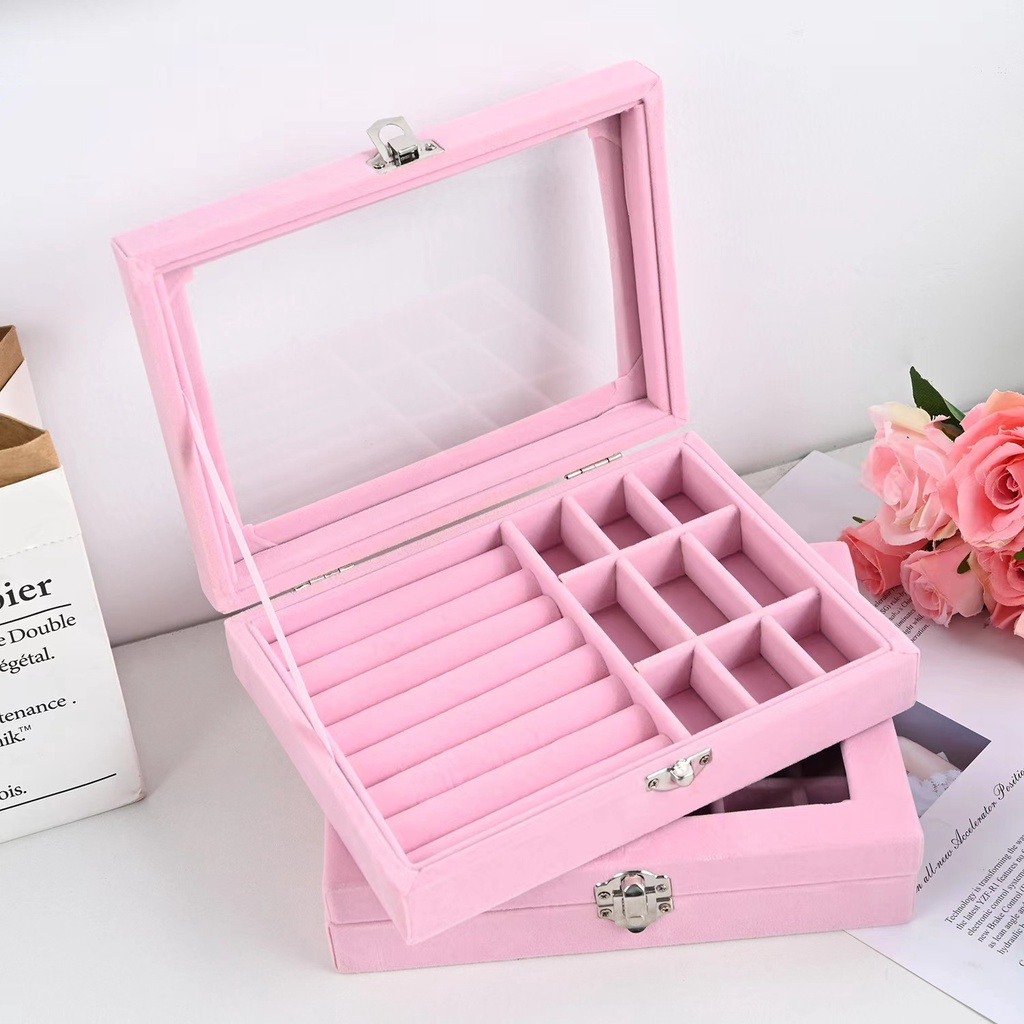 Hộp Đựng Trang Sức Thiết Kế Nhỏ Gọn Tự Làm Cao Cấp Tiện Lợi Dễ Sử Dụng