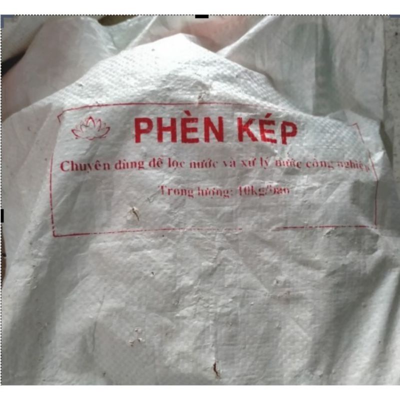 Bao 10kg Phèn Chua Dạng Cục