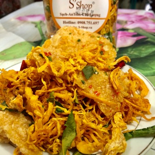 Cơm cháy lắc khô gà S'shop hộp to 500g