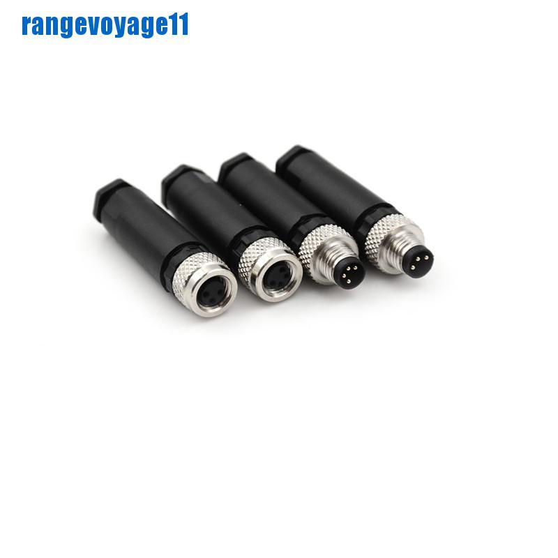 Đầu Nối Cảm Biến Range11 M8 Male Female 3 4 Pin Type A | BigBuy360 - bigbuy360.vn