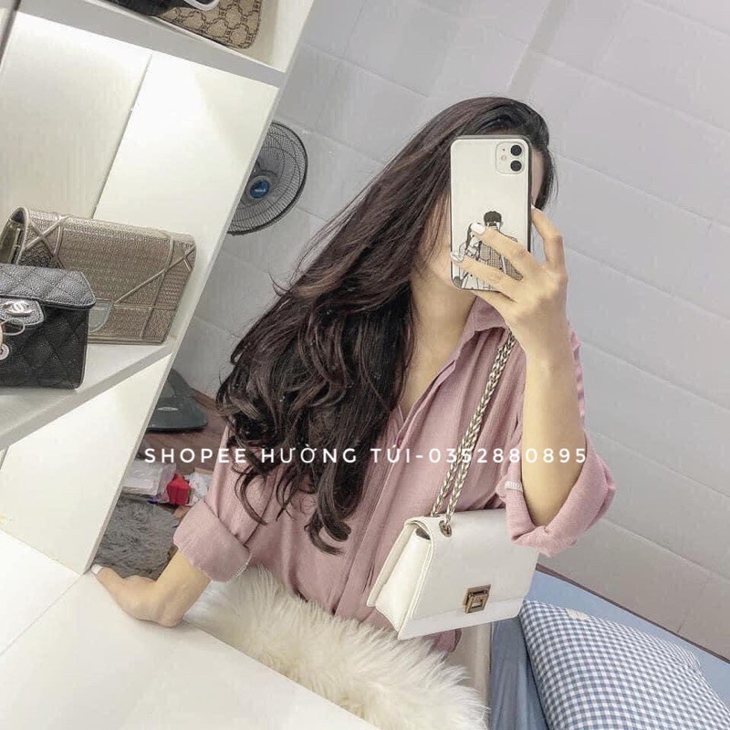 Túi khoá gập da trơn size 22 loại đẹp(không hộp | BigBuy360 - bigbuy360.vn