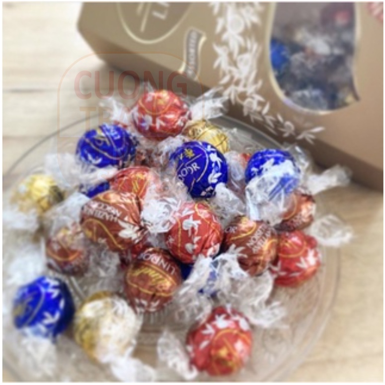 Hộp sôcôla lindt lindor corner milk, assorted 200g