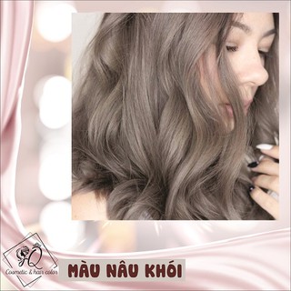 Thuốc nhuộm tóc màu nâu khói sáng phù hợp mọi tone da - Tặng kèm oxy trợ nhuộm và găng tay