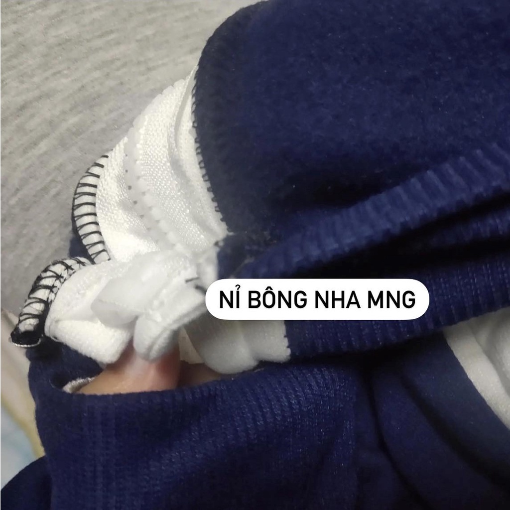 [Có ảnh thật] ÁO KHOÁC NỈ BÔNG CÓ MŨ PHA MÀU G263 | BigBuy360 - bigbuy360.vn