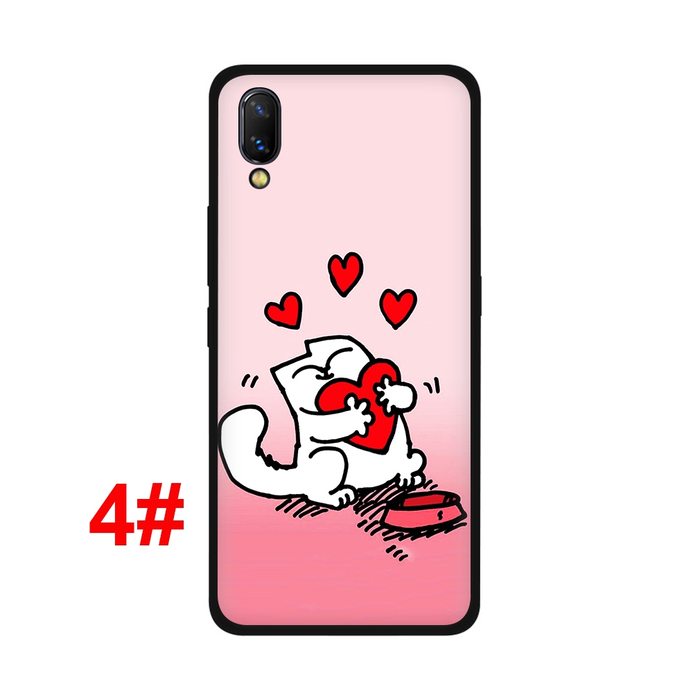 257F Simons Cat Simon's Vivo V5 Lite V5S V7 Plus V9 V11 V15 Pro Y5S Y66 Y67 Y85 Y89 Soft Silicone Case