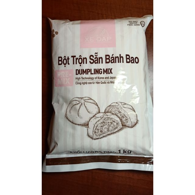 Bột trộn sẵn bánh bao Xe đạp 1 kg