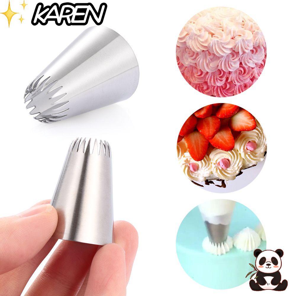 #195 Kitchen Accessories Russian Pastry Tips Cupcake Stainless Steel Icing Piping Nozzles