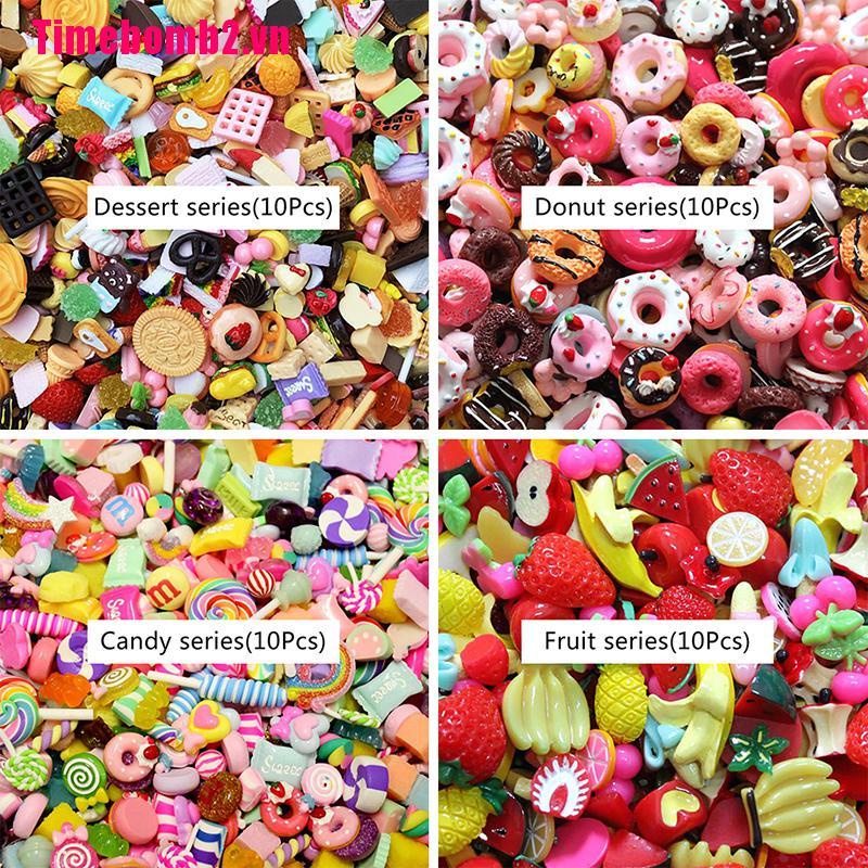 10pcs Túi May Mắn Mini Trang Trí Nhà Búp Bê