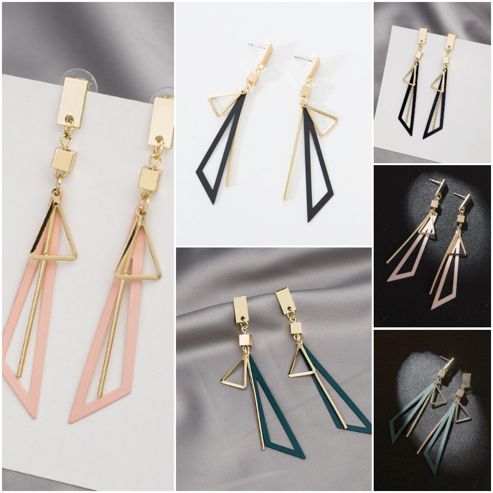 [Hàng Cao Cấp]Khuyên Tai Nữ Trang Dáng Dài Tạo Hình Độc Đáo / Bông tai