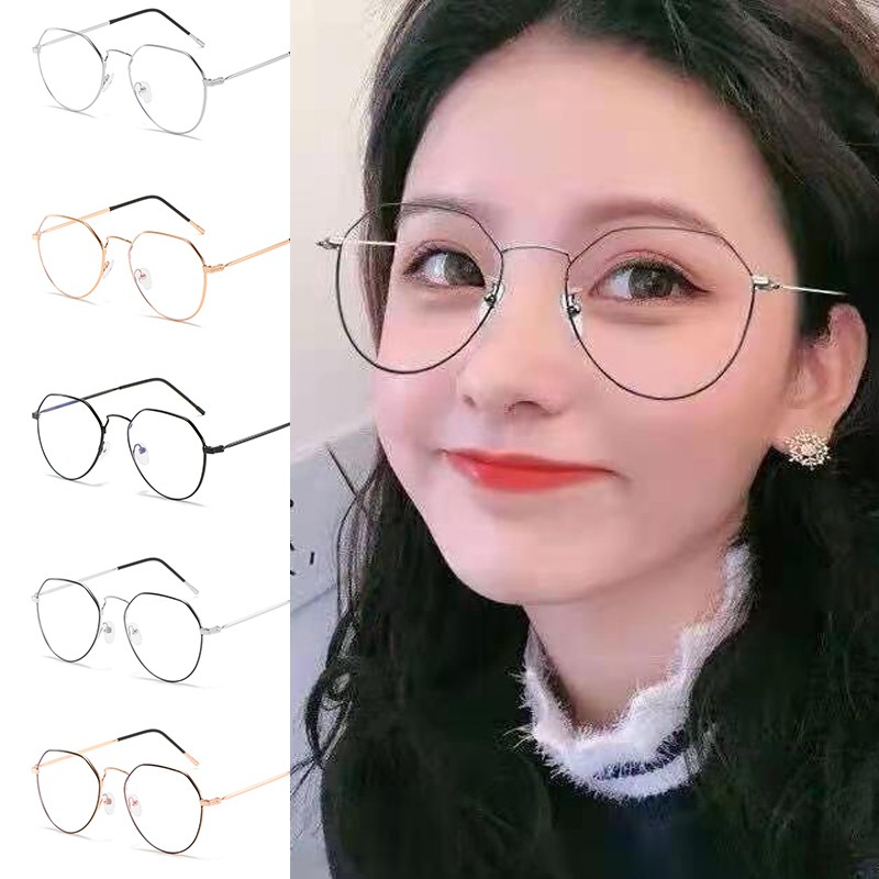 Mắt kính gọng nhựa chống ánh sáng xanh thời trang cho nữ