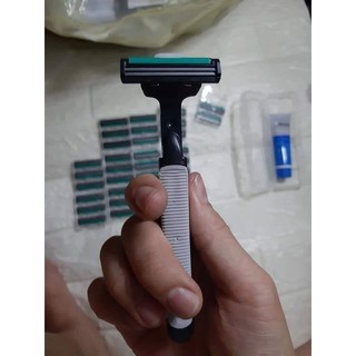 hàng giá rẻ SET DAO CẠO RÂU 36 ĐẦU + KEM CẠO RÂU SCD