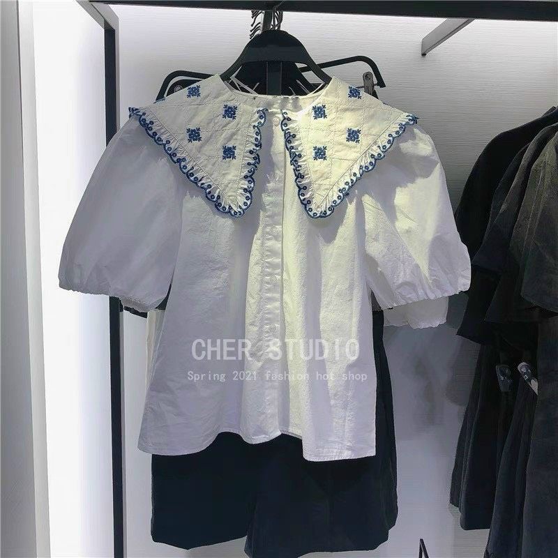 Áo sơ mi ZR cổ thêu