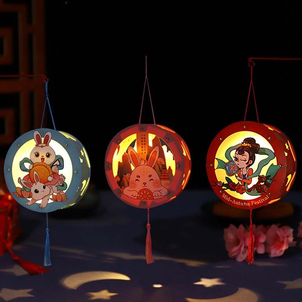 YIYU Lồng Đèn Giấy Họa Tiết Hoạt Hình Phong Cách Trung Hoa Cổ Điển Độc Đáo Trang Trí Nhà Cửa