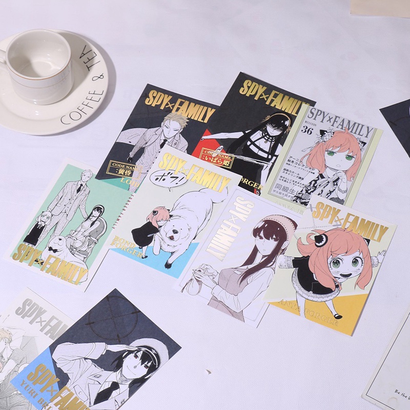 Set 10 Tấm Thẻ Hình SPY×FAMILY Độc Đáo