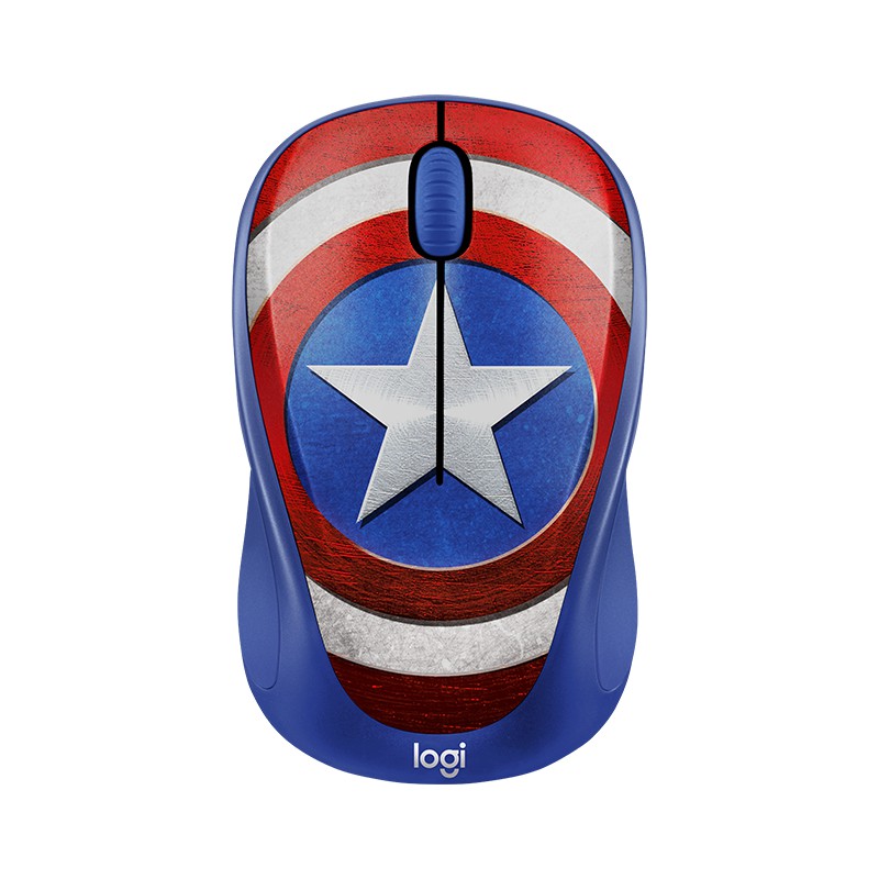 Chuột không dây Logitech M238 Marvel - Hàng Chính Hãng