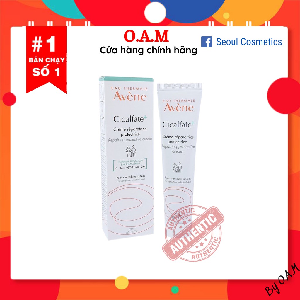 Kem Dưỡng Avene Cicalfate Phục Hồi Da, Lành Sẹo, Chống Nhiễm Khuẩn Avène Cicalfate Cream