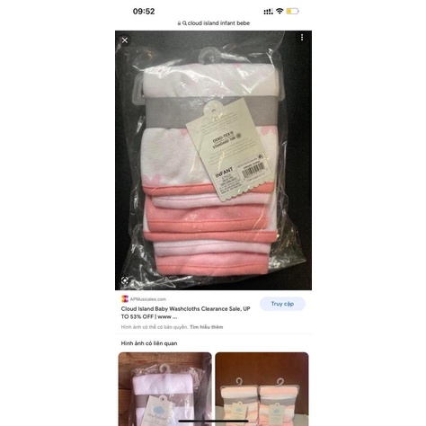 Set khăn mặt baby