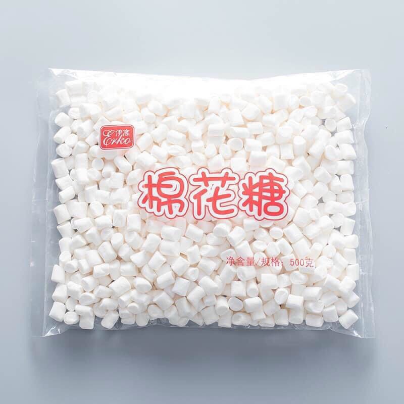 kẹo mashmalow 500g, nguyên liệu kẹo hạnh phúc, kẹo nougat