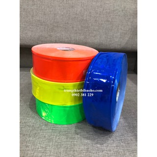 Cuộn dây phản quang nhựa bản 5cm*50m - hàng có sẵn 4 màu lựa chọn - RPT-5CM