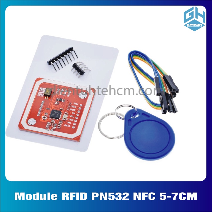 Module RFID PN532 NFC 5-7CM Kích thước: 62 x 62mm