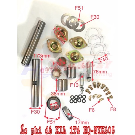 Ắc Phi dê KIA 1T4 HQ - NYK605 phụ tùng ô tô phụ tùng thay thế phụ tùng Hùng Lỳ