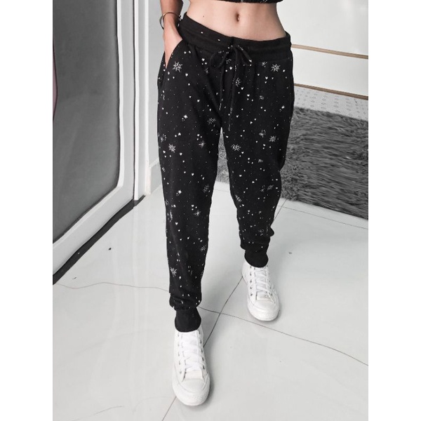 Quần jogger nữ xuất dư bigsize Star Above siêu đẹp chất nỉ bông mềm mịn màu ngẫu nhiên