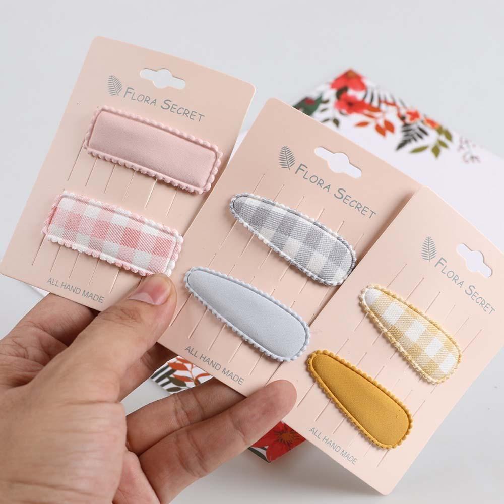 Kẹp Tóc WMES15H Hình Vuông / Giọt Nước Đơn Giản Cho Mẹ Và Bé