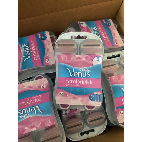 DAO CẠO CHO NỮ CÓ ĐẦU BƠ VENUS - Gillette white Tea Venus Spa