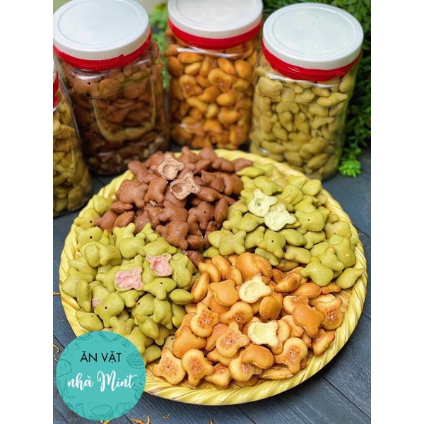 [420gr] Bánh gấu mix 3 vị loại 1 thơm ngon (Có riêng vị KEM SỮA Thiên Hồng)