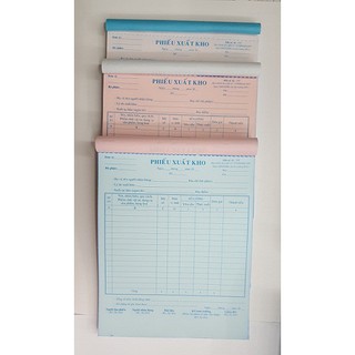 Phiếu xuất kho 3 liên A4