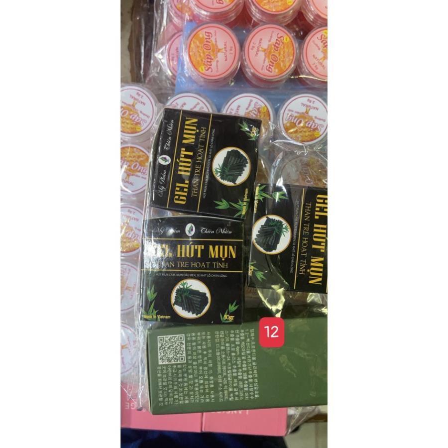 Gel hút mụn than tre hoạt tính Lê Thanh, gel lột mụn - mypham.lavi